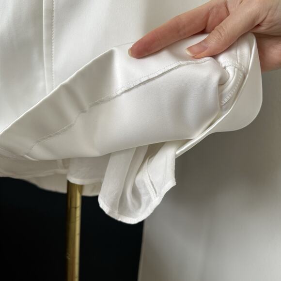 BHLDN Strapless Corset Dress Wedding Rehearsal Minimalist Modern Elegant - Picture 6 of 16